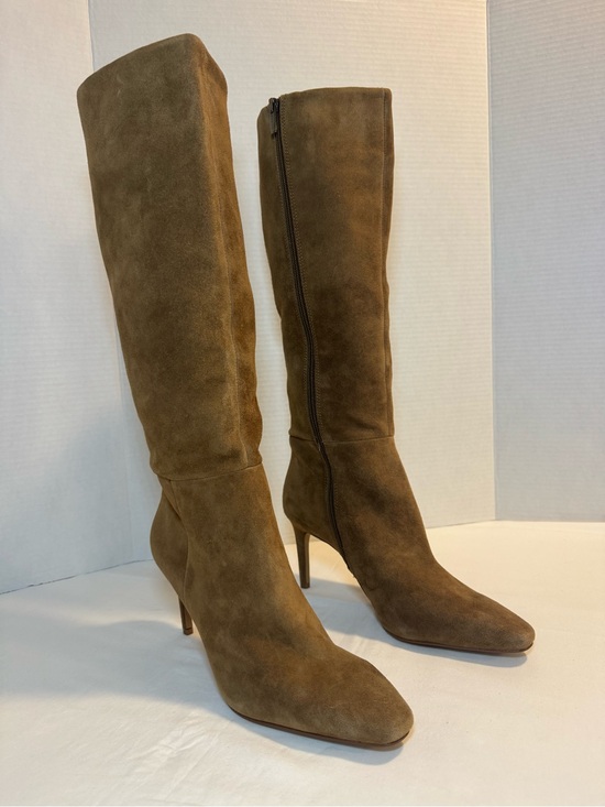 Vince Camuto Shoes - Vince Camuto Tall Suede Over-the-Knee Boots in Chestnut Brown
